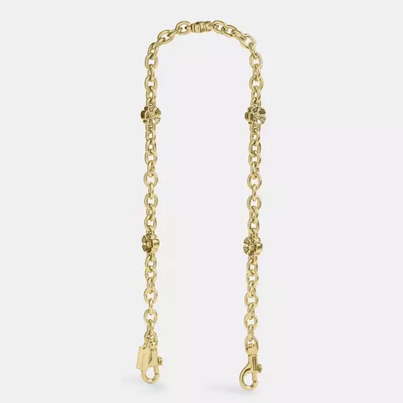 Coach Handbags - NWT Coach! Floral Chain Shoulder Strap 🌼